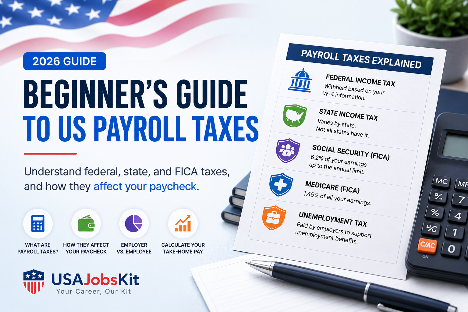 Beginner's Guide to US Payroll Taxes (2026)