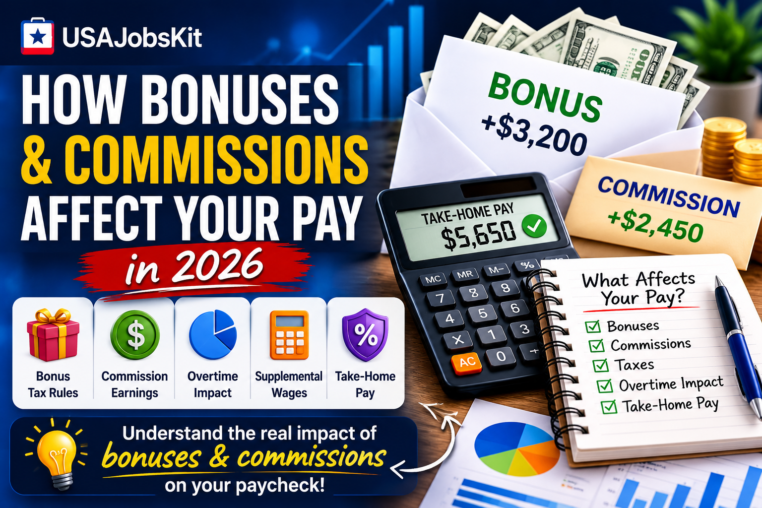 How Bonuses and Commissions Affect Your Pay in 2026