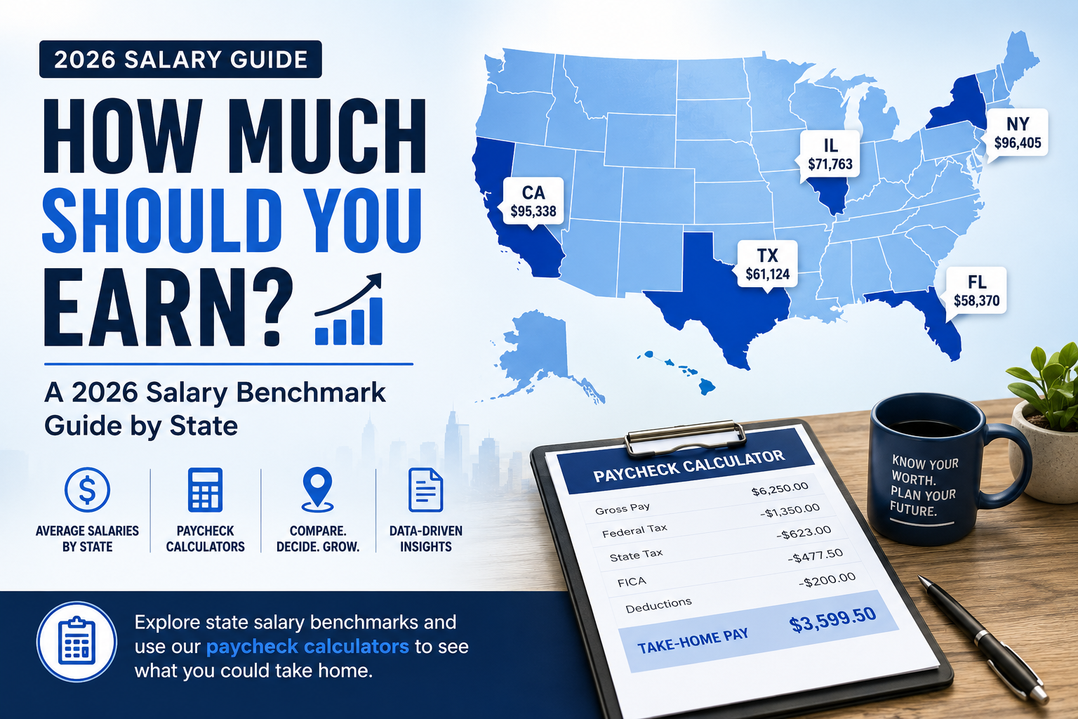 How Much Should You Earn? A 2026 Salary Benchmark Guide by State