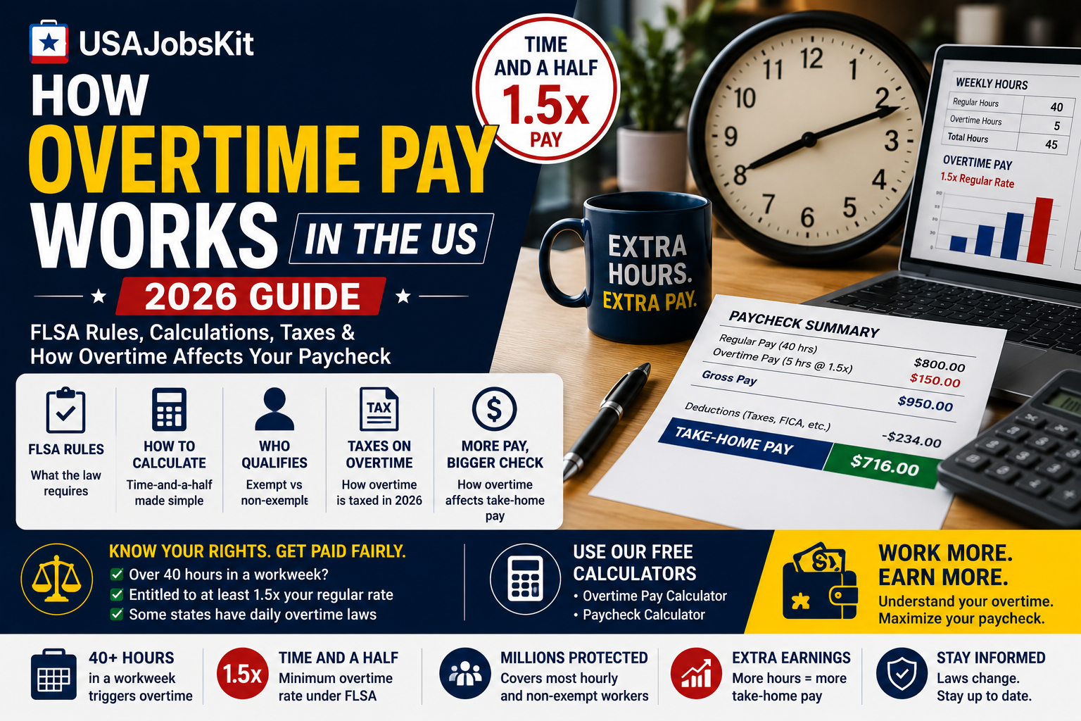 How Overtime Pay Works in the US – 2026 Guide