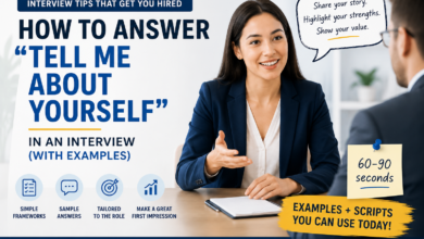 How to Answer “Tell Me About Yourself” in an Interview (With Examples)