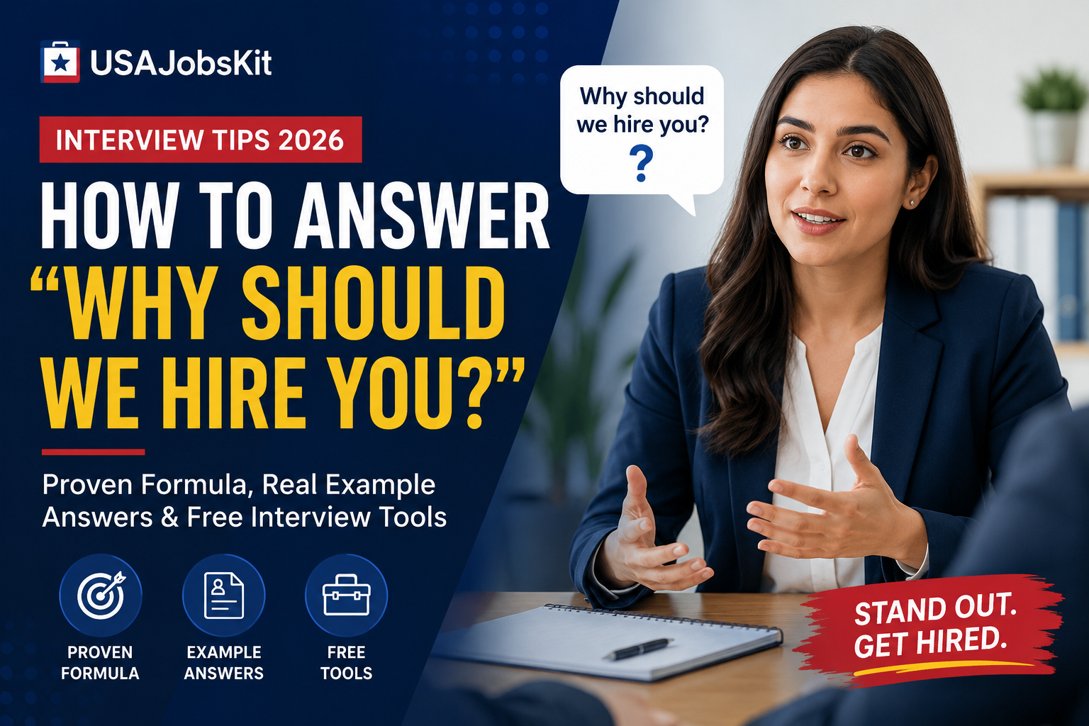 How to Answer Why Should We Hire You? in 2026