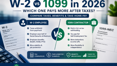 W-2 vs 1099 in 2026: Which One Pays More After Taxes?