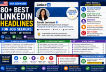 80+ Best LinkedIn Headlines for Job Seekers in 2026 (Copy-Paste Examples)