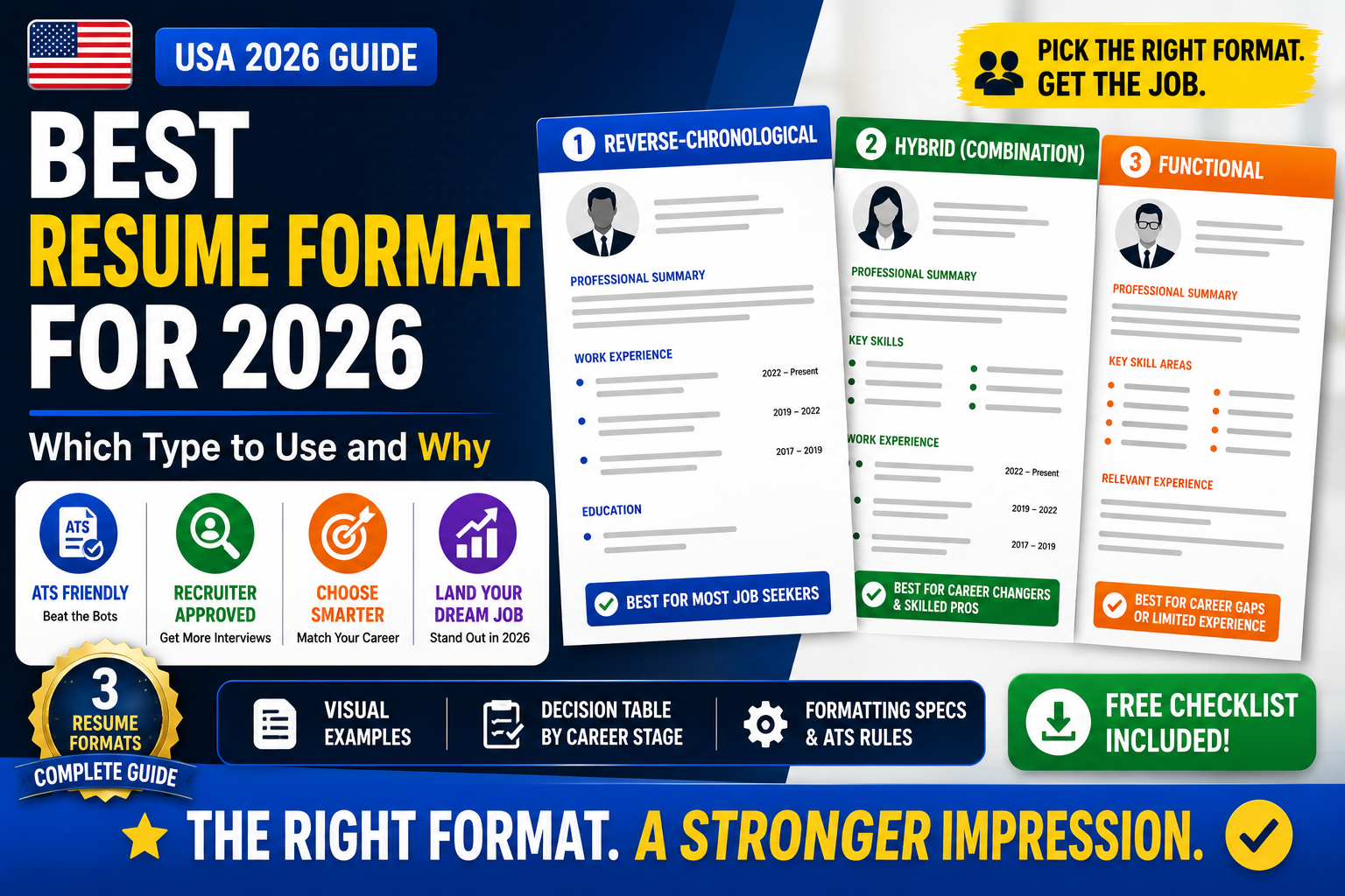 Best Resume Format for 2026: Which Type to Use and Why