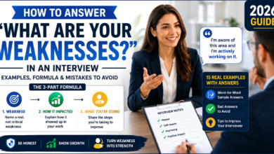 How to Answer What Are Your Weaknesses in an Interview (2026)