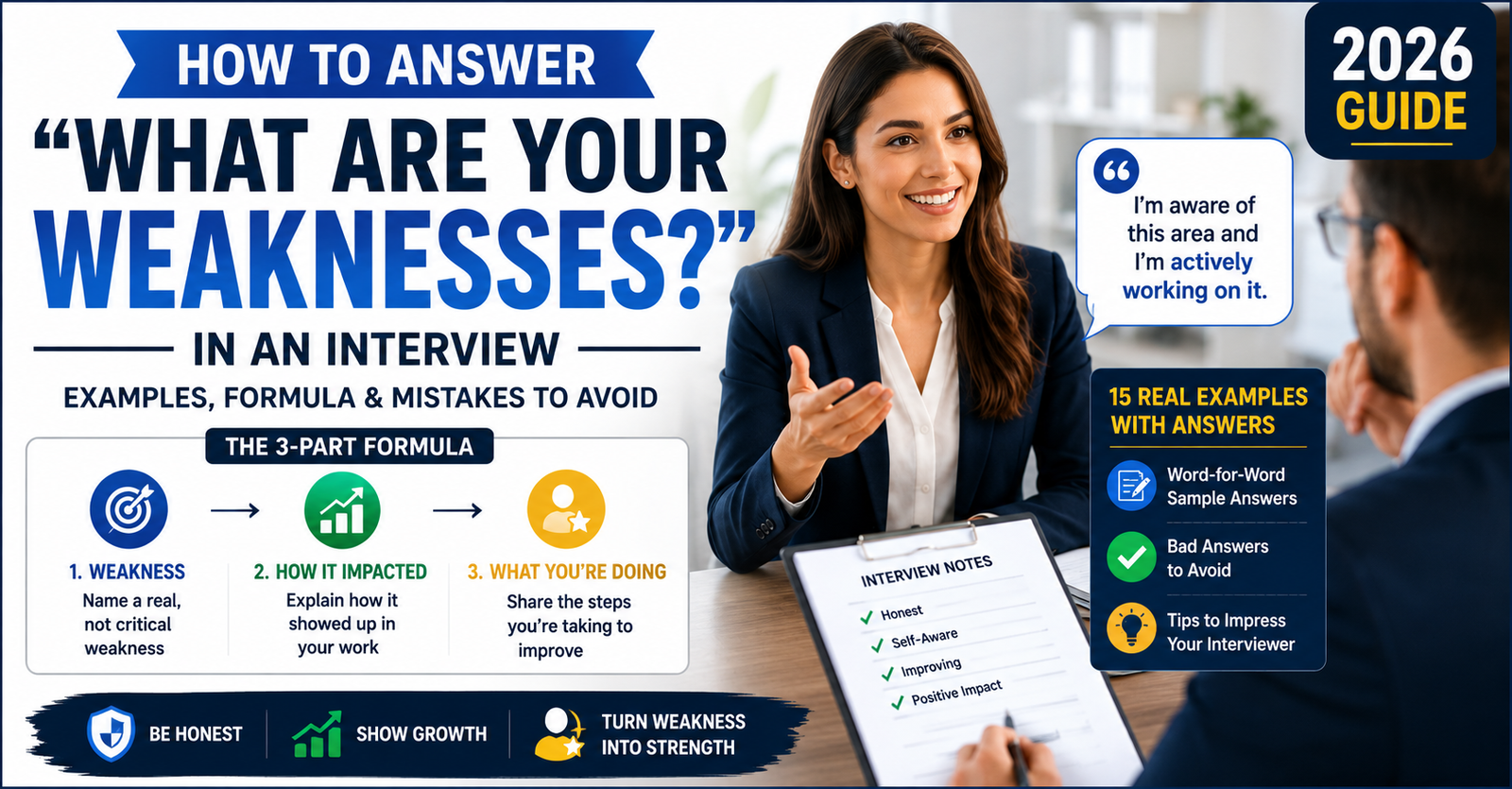 How to Answer What Are Your Weaknesses in an Interview (2026)