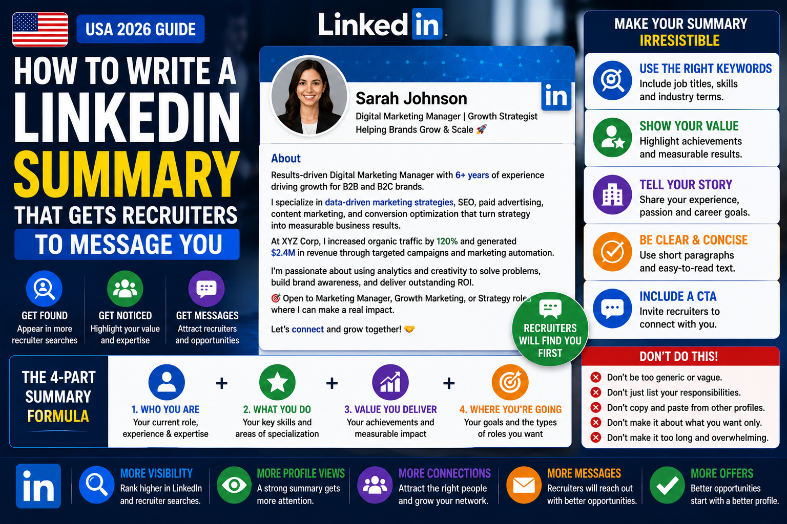 How to Write a LinkedIn Summary That Gets Recruiters to Message You in 2026